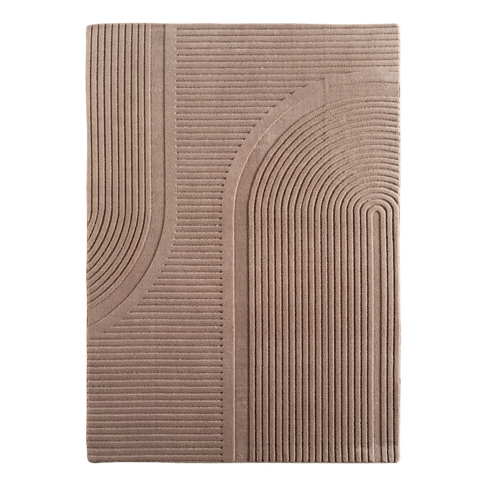 Világosbarna mosható szőnyeg 80x150 cm Pompei 1612 – Ayyildiz Carpets