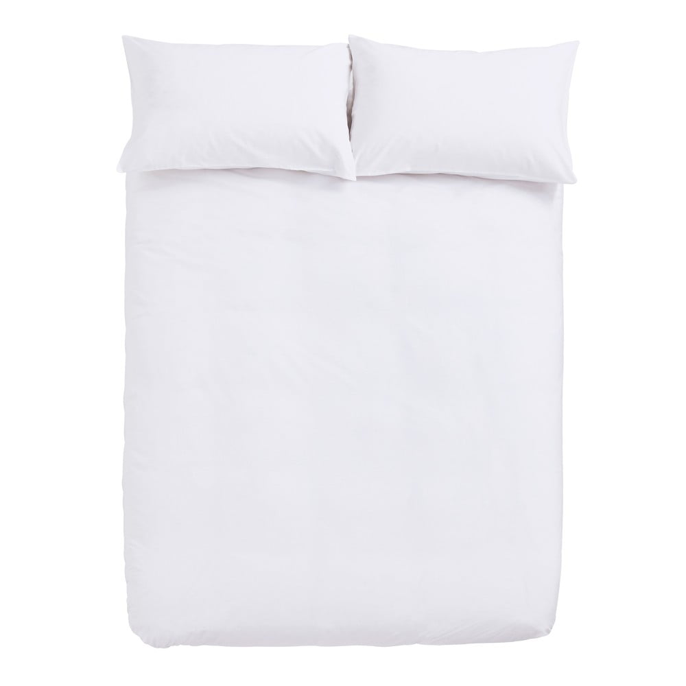 Fehér kétszemélyes-hosszabbított tencelkeverék ágyneműhuzat 230x220 cm Temperature Controlling TENCEL™ – Bianca