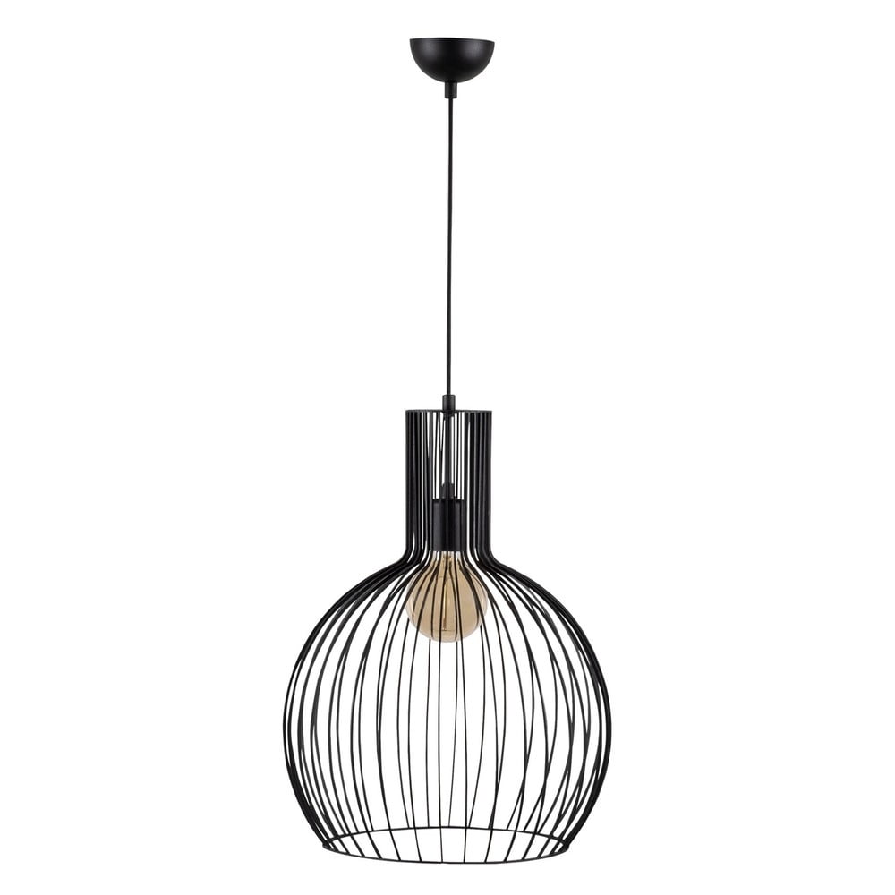 Fekete függőlámpa fém búrával ø 38 cm Fellini – Opviq lights