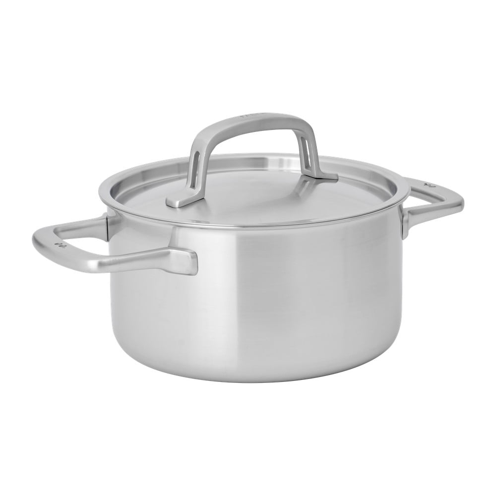 Indukciós tűzhelyhez alkalmas rozsdamentes acél edény fedővel 3 l Lucca 3.0 – FABINI