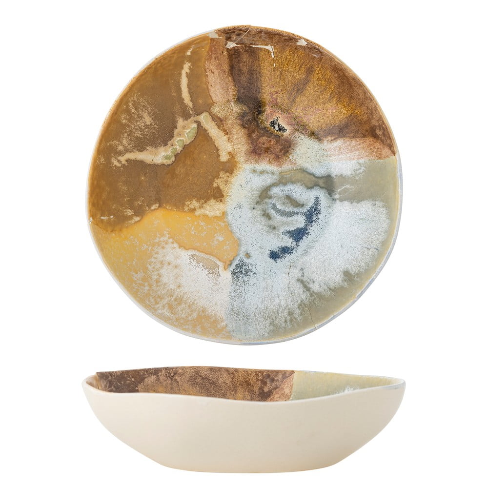 Krémszínű kőedény tálka 1