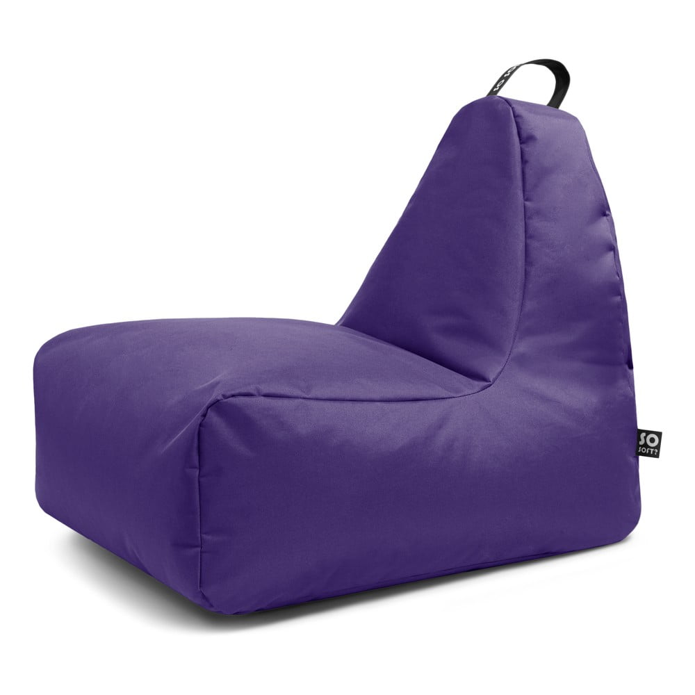 Lila babzsákfotel Chill L – So Soft?