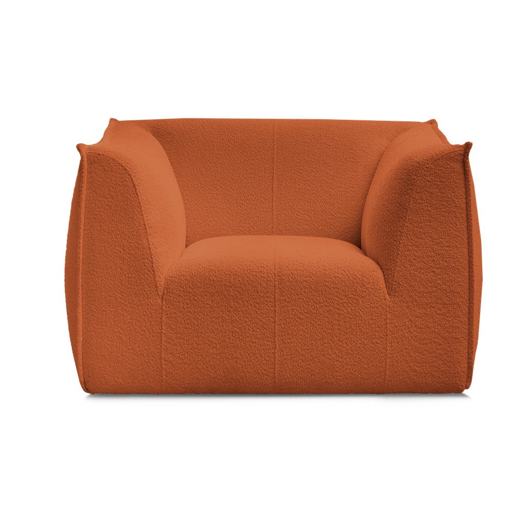 Narancssárga buklé fotel Giorgia – Bobochic Paris