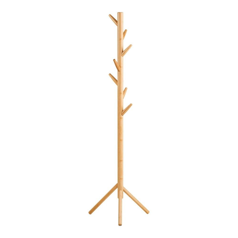 Natúr színű bambusz fogas ø 50x163 cm Wanaka – House Nordic