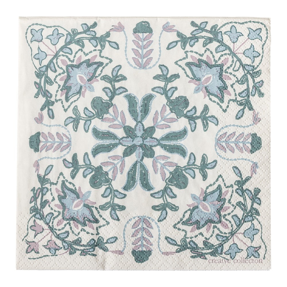 Papír szalvéta szett 20 db-os 33x33 cm Alvira – Bloomingville