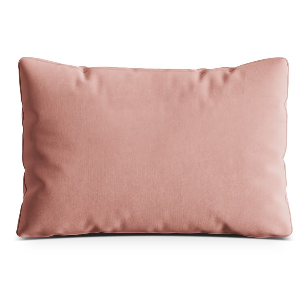 Rózsaszín bársony párna kanapéra Kemi – Cosmopolitan Design