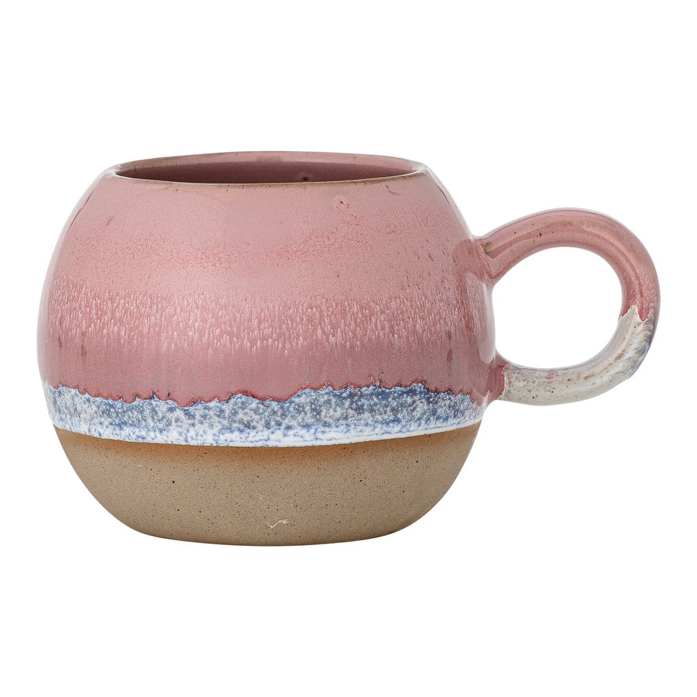 Rózsaszín kőedény bögre 410 ml Paula – Bloomingville