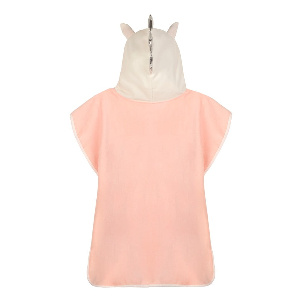 Rózsaszín pamut gyerek fürdőponcsó Lola – Good Morning