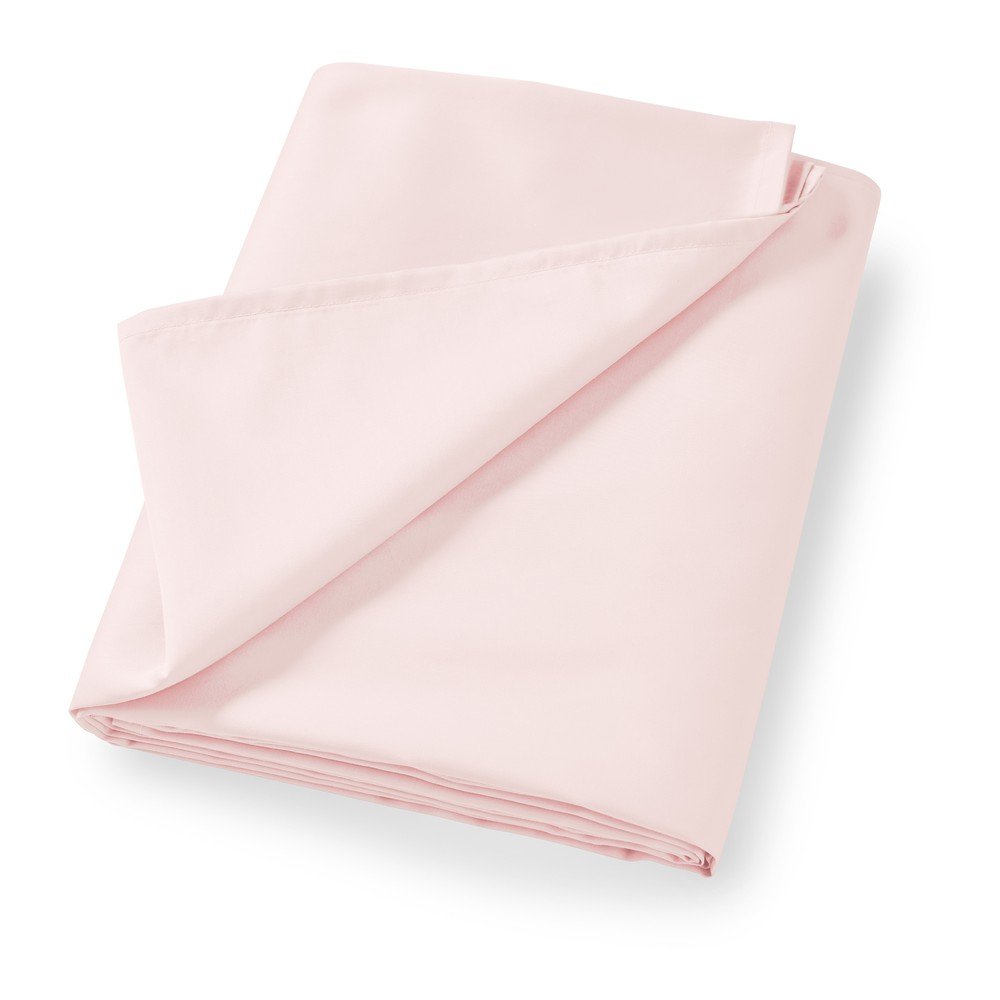 Rózsaszín pamut-szatén lepedő 275x275 cm Cotton Sateen – Bianca