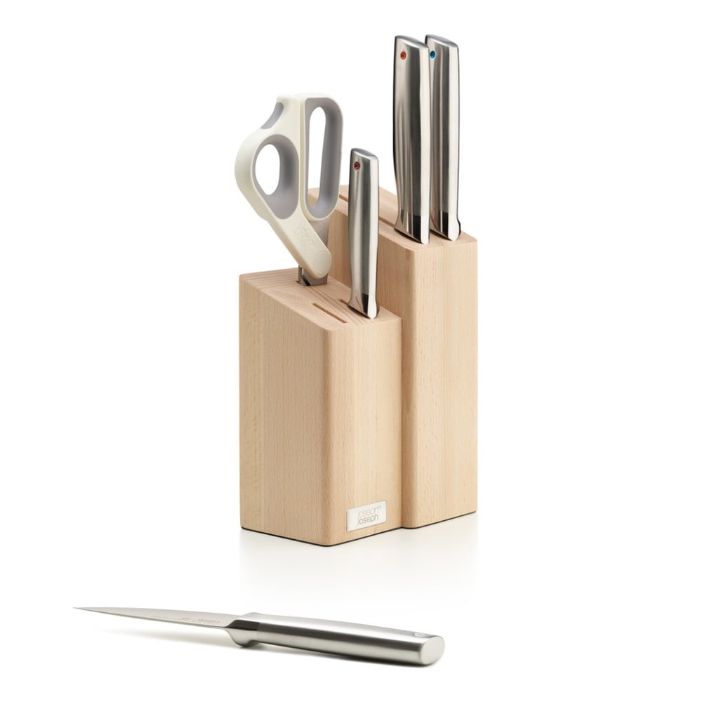 Rozsdamentes acél kés készlet tartóval 5 db-os Elevate Fusion – Joseph Joseph