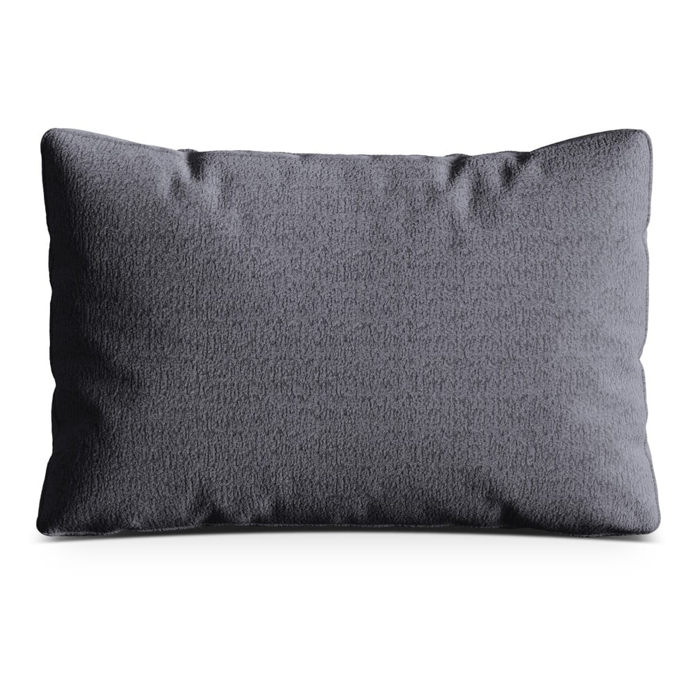 Sötétszürke buklé párna kanapéra Kemi – Cosmopolitan Design