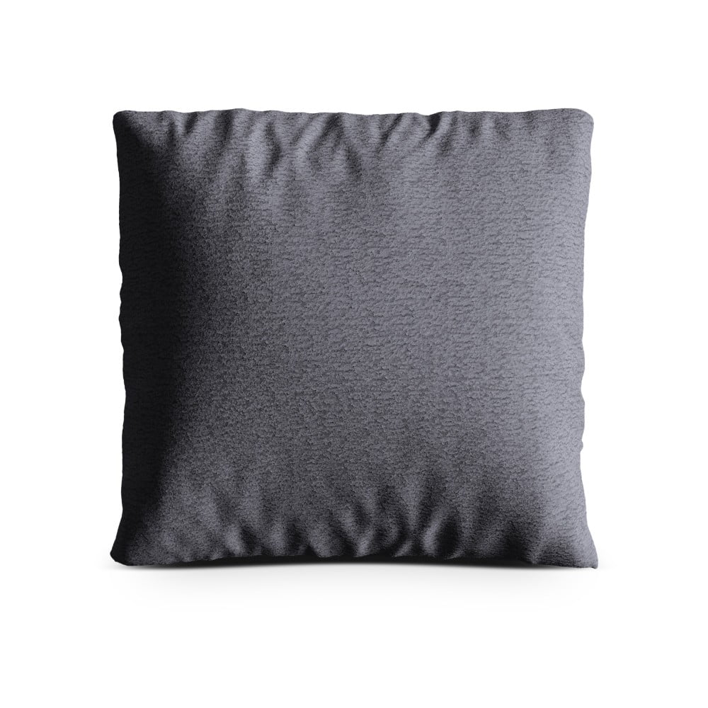 Sötétszürke buklé párna kanapéra Kemi – Cosmopolitan Design