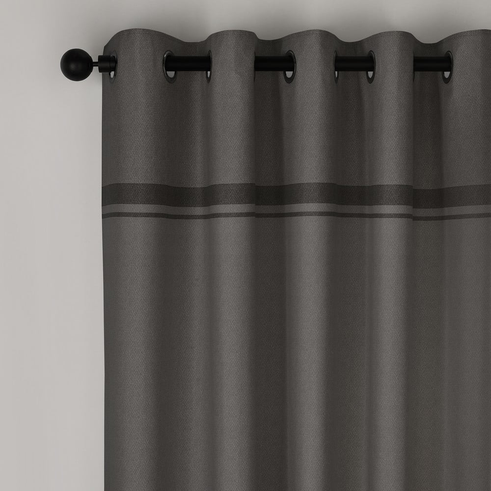 Szürke függöny szett 2 db-os 117x137 cm Melville – Catherine Lansfield