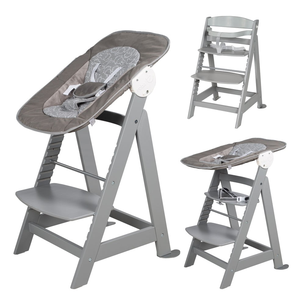 Szürkésbarna etetőszék Miffy – Roba