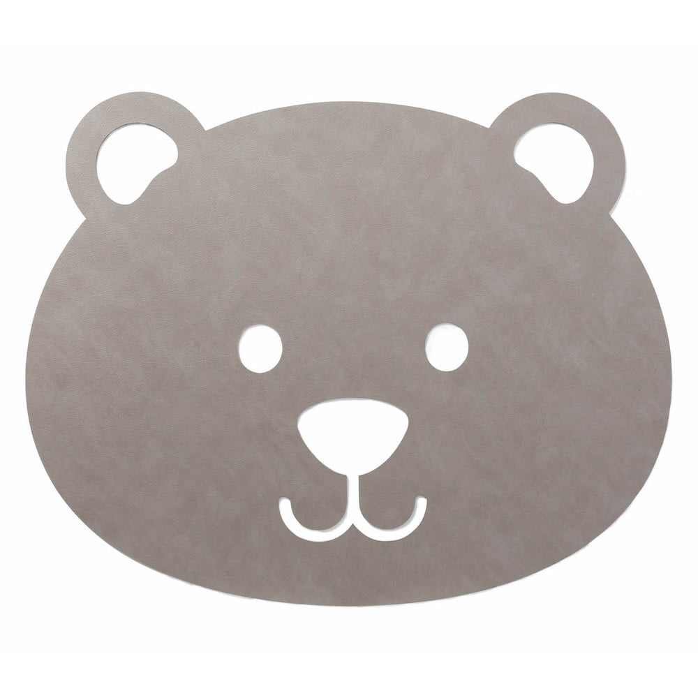 Szürkésbézs kézi szövésű öko bőr gyerek szőnyeg 73x92 cm Bear XXL Cloud – LIND DNA