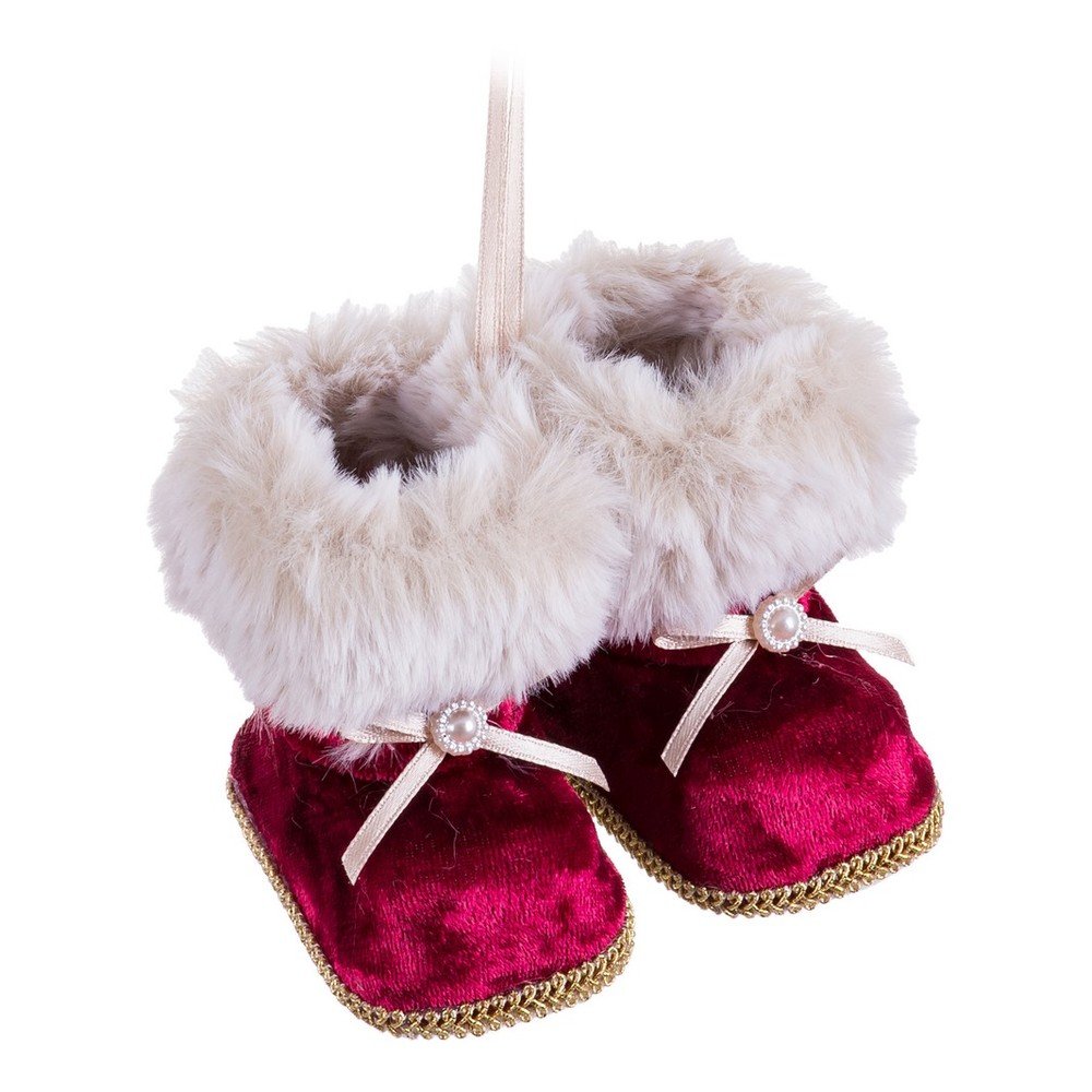 Textil karácsonyi függődísz 8 cm – Casa Selección