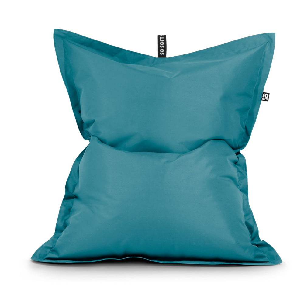 Türkiz babzsákfotel Pad L – So Soft?