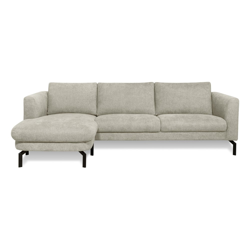 Világosszürke sarokkanapé (bal oldali) Gomero – Scandic