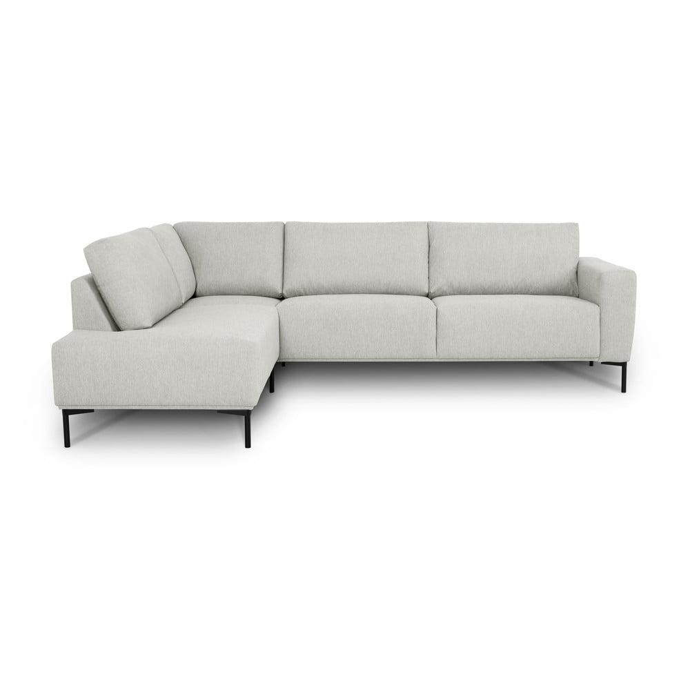 Világosszürke sarokkanapé (bal oldali) Loosdrecht – Scandic