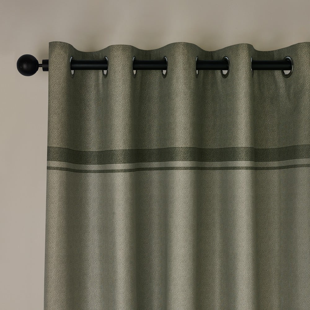 Zöld függöny szett 2 db-os 168x229 cm Melville – Catherine Lansfield