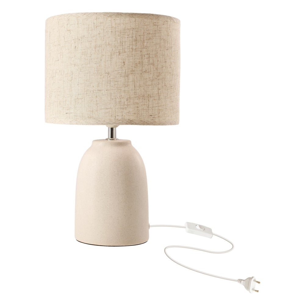 Asztali lámpa textil búrával (magasság 39 cm) Tafla – Candellux Lighting