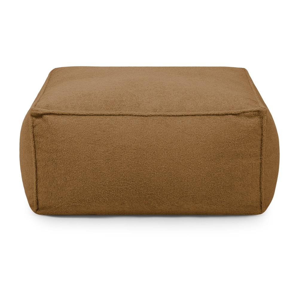 Barna buklé babzsákfotel Mass – SLOWDOWN