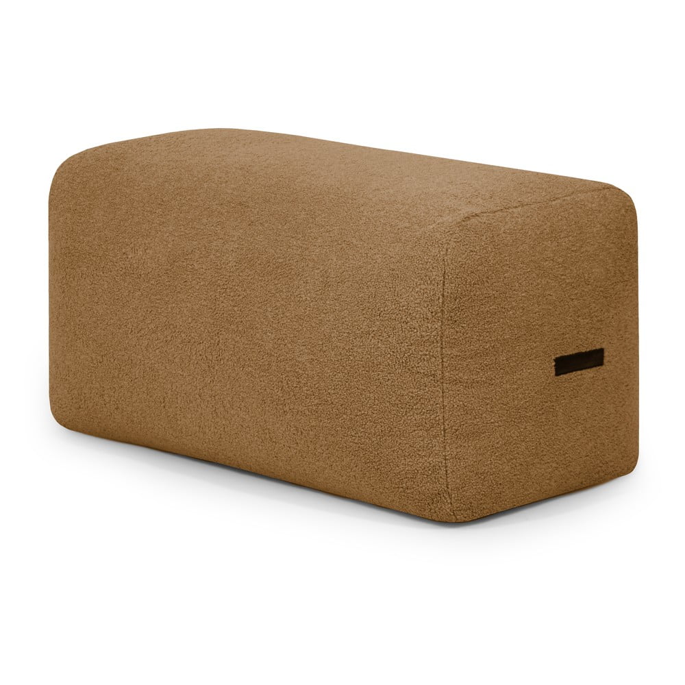 Barna buklé babzsákfotel Plus 100 Lounge – SLOWDOWN