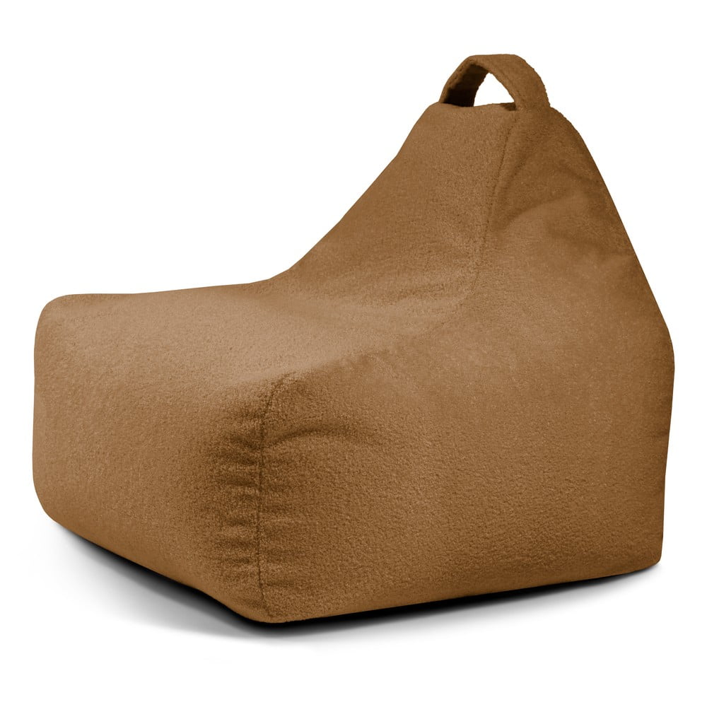 Barna buklé gyerek babzsákfotel Game Amuse – SLOWDOWN