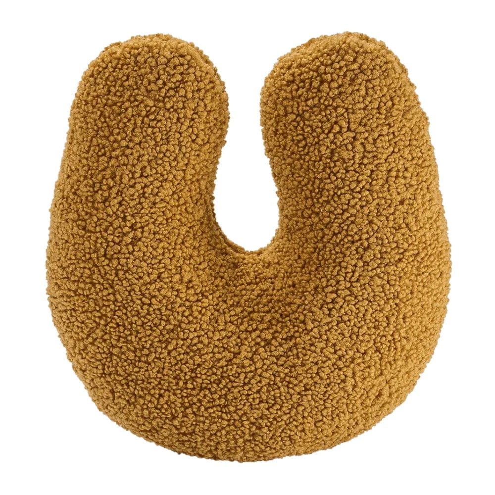 Barna buklé párna gyerek kanapéhoz U – Wigiwama