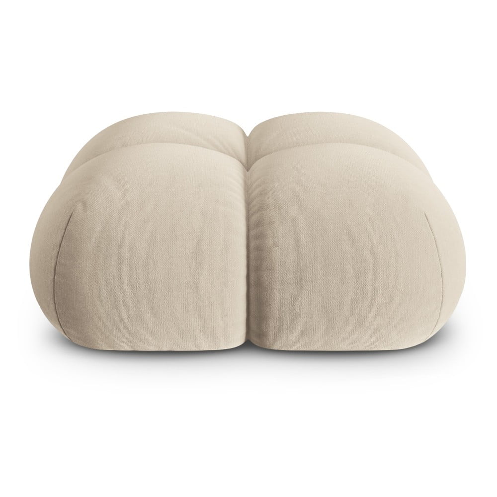 Bézs bársony lábtartó Loretto – Cosmopolitan Design