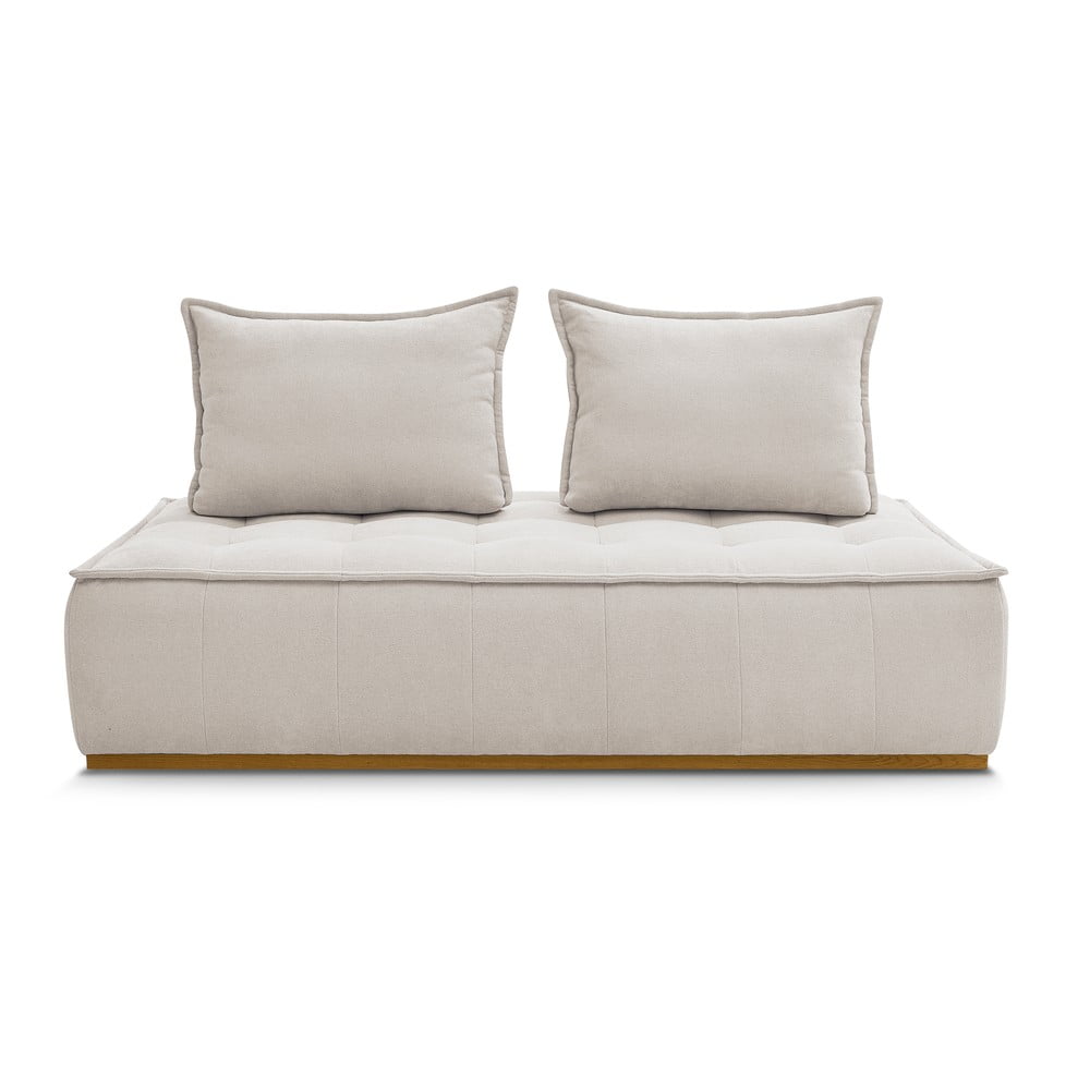 Bézs buklé kanapé 175 cm Elisa – Bobochic Paris