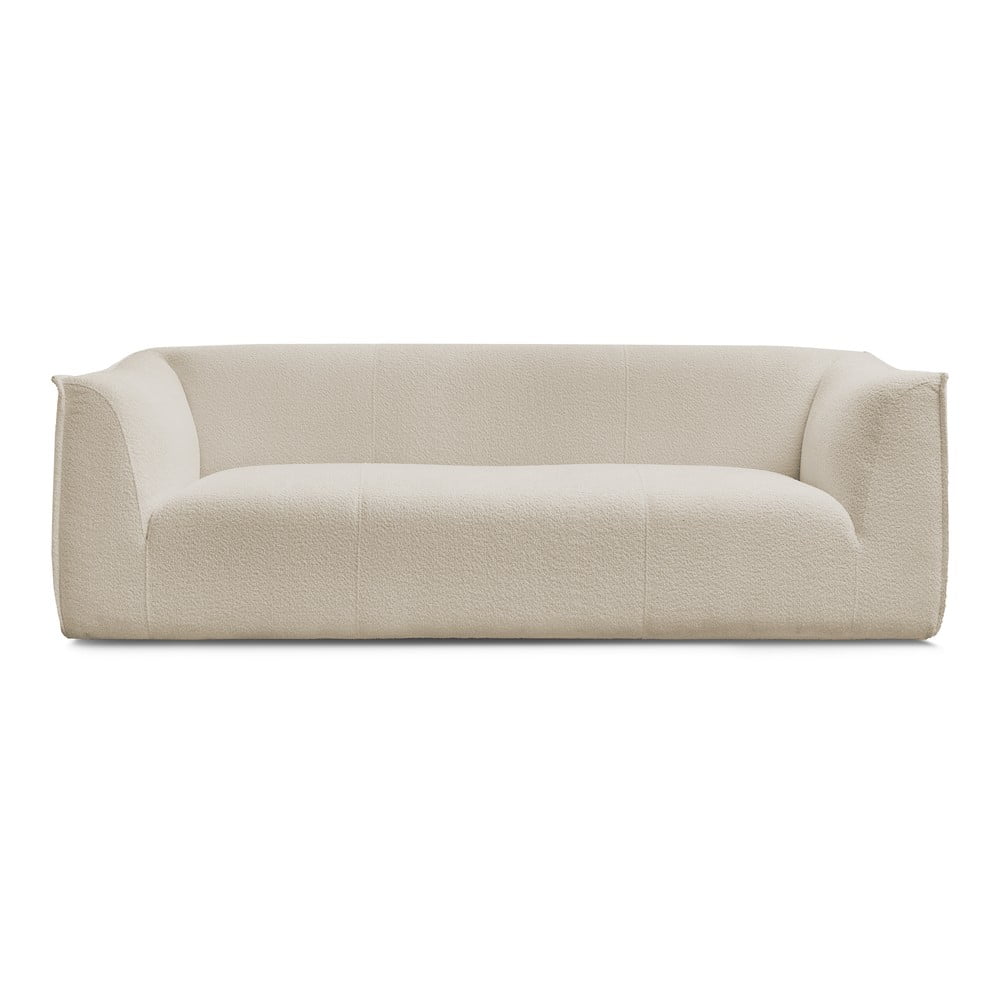 Bézs buklé kanapé 242 cm Giorgia – Bobochic Paris