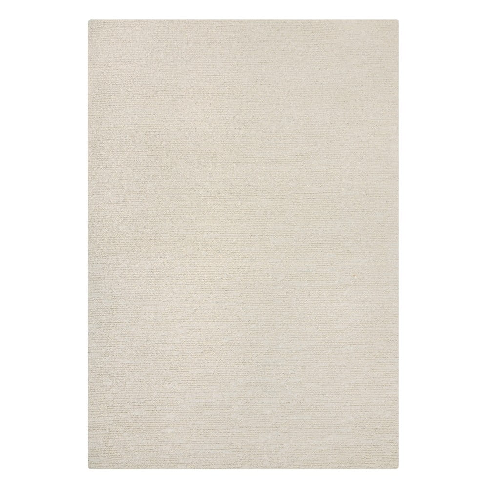 Elefántcsont színű kézi szövésű gyapjú szőnyeg 120x170 cm Harris Boucle – Flair Rugs