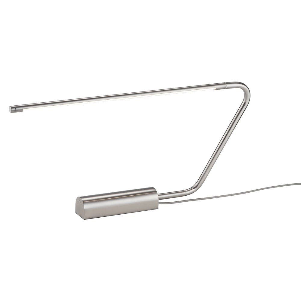 Ezüstszínű LED asztali lámpa (magasság 33 cm) Olea – Trio Select