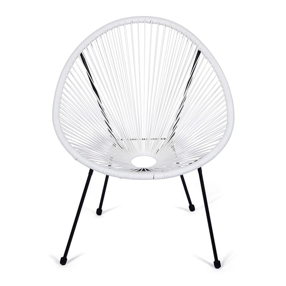 Fehér fém-műanyag kerti fotel Avocado Comfort – Bonami Selection