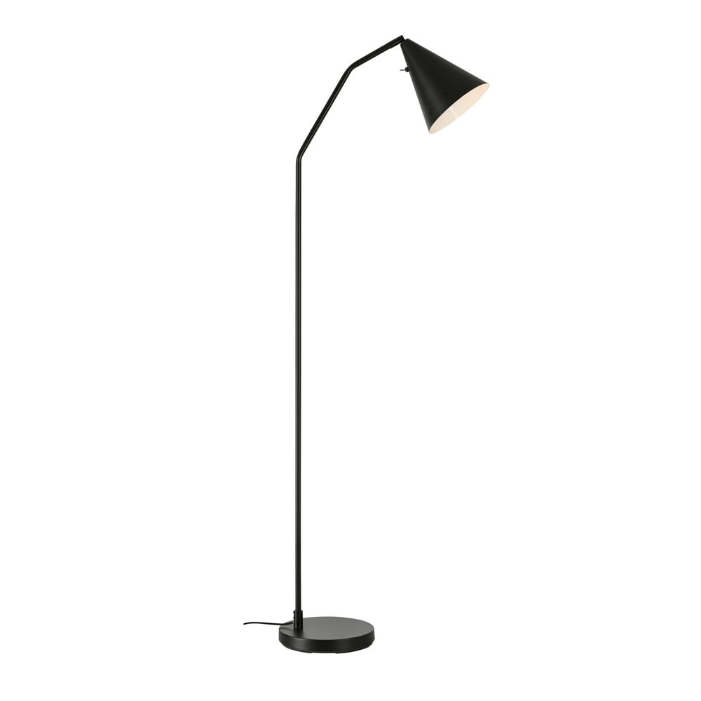 Fekete LED dimmelhető állólámpa fém búrával (magasság 144 cm) Funil – Markslöjd