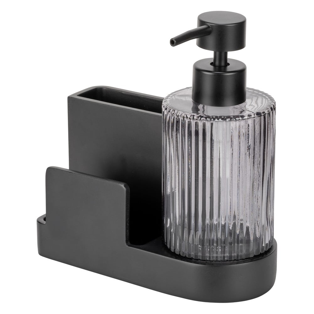 Fekete poligyanta mosogatóeszköz tartó Pina – Wenko