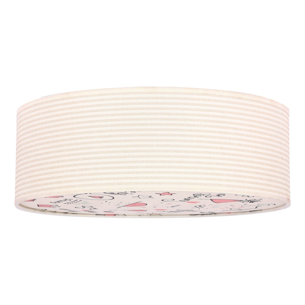 Gyerek mennyezeti lámpa textil búrával ø 38 cm Kiddy – Candellux Lighting