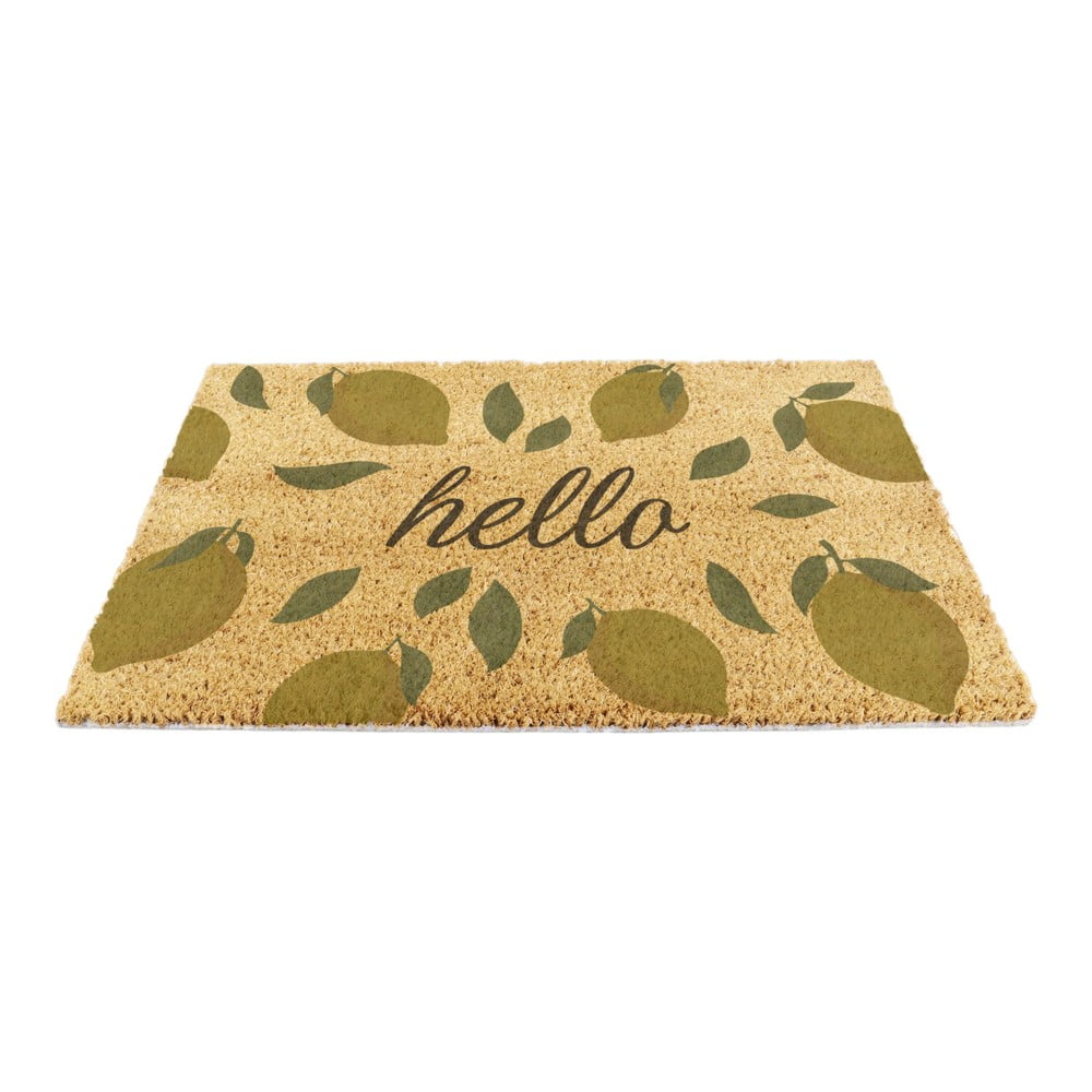 Kókuszrost lábtörlő 40x60 cm Hello Lemons – Artsy Doormats