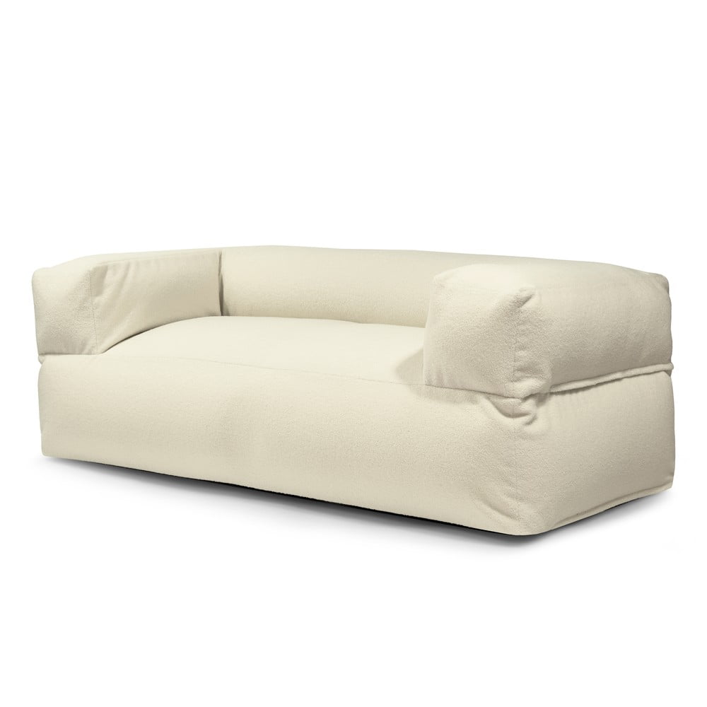Krémszínű buklé babzsákfotel Sofa MooG – SLOWDOWN