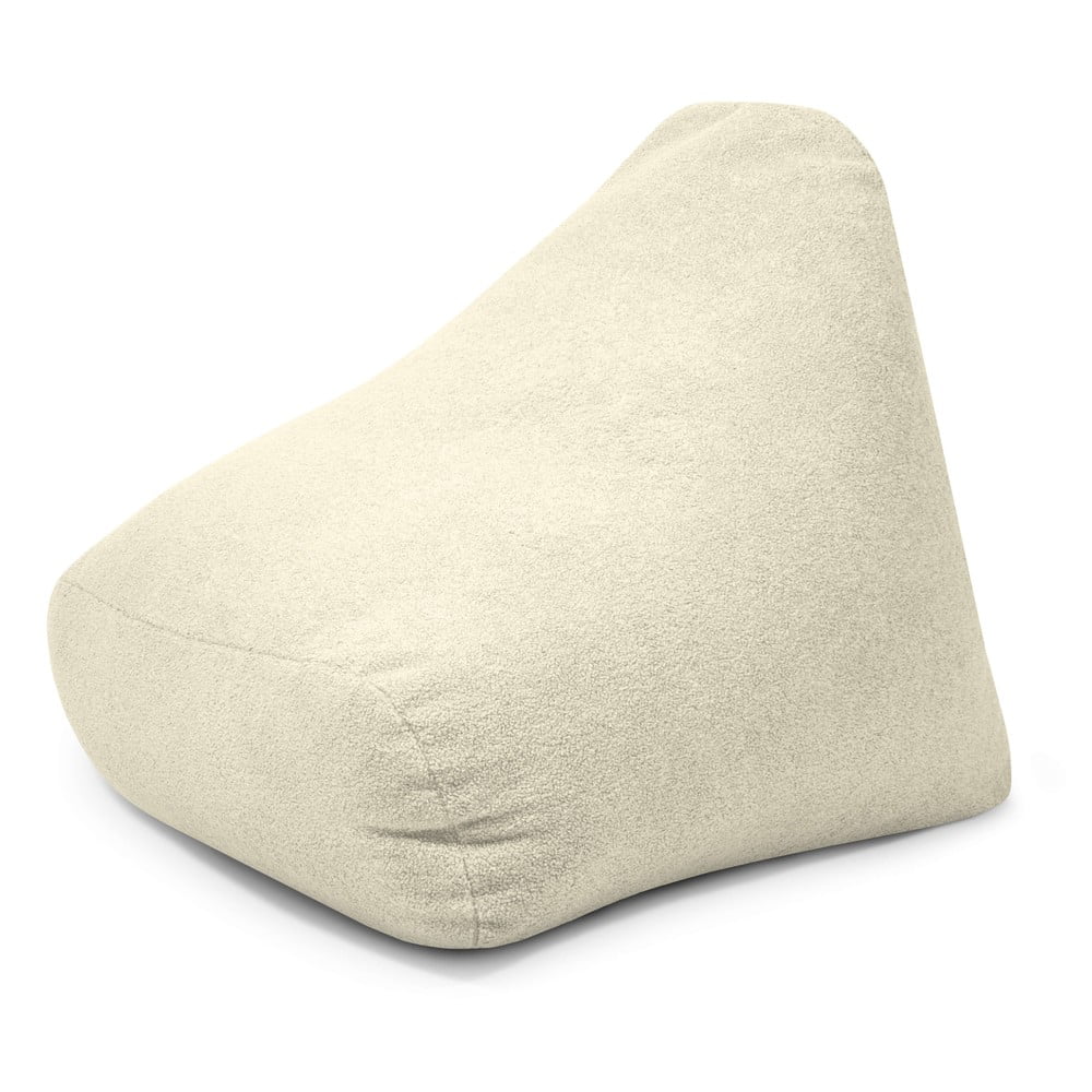 Krémszínű buklé gyerek babzsákfotel Snug 80 – SLOWDOWN