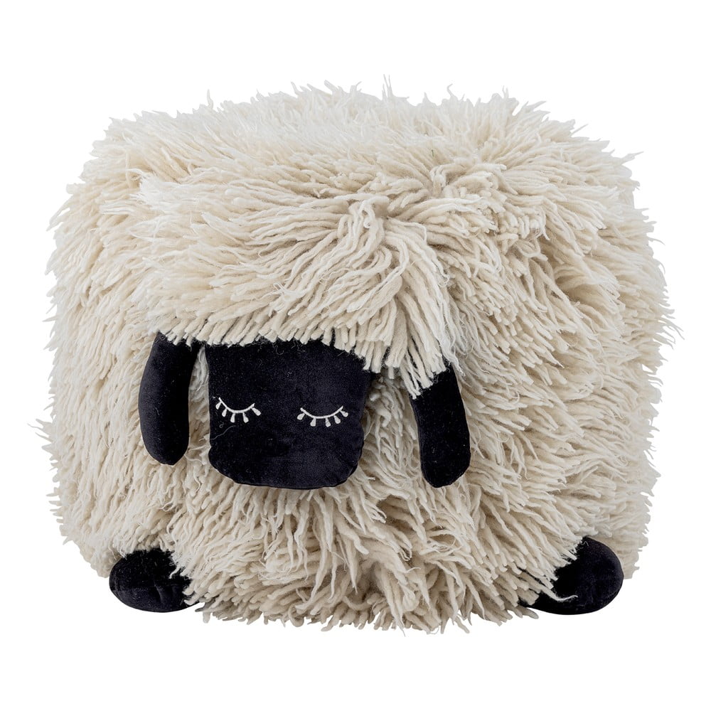 Krémszínű gyapjú gyerek babzsákfotel Dolly – Bloomingville Mini