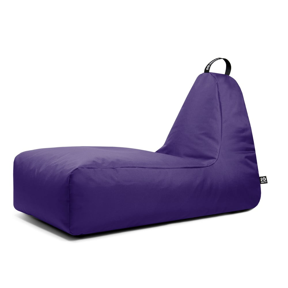 Lila babzsákfotel Chill XXL – So Soft?