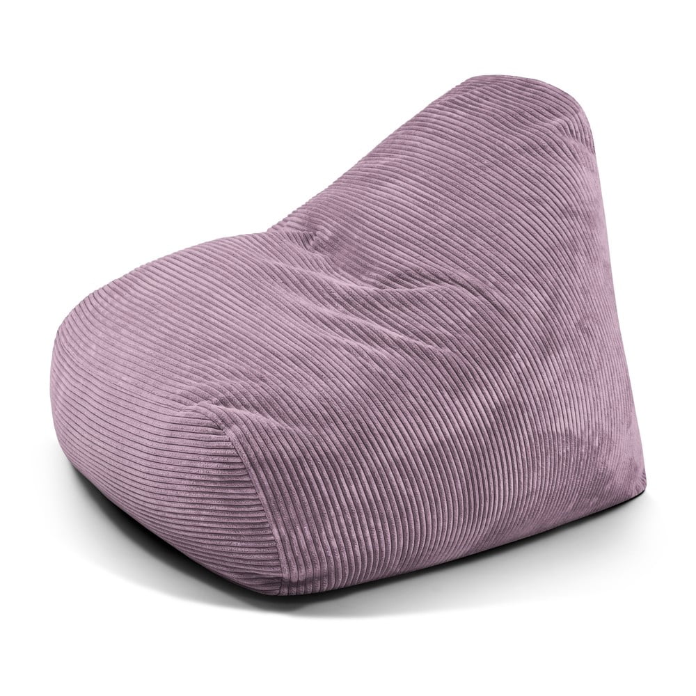 Lila kordbársony babzsákfotel Snug 100 – SLOWDOWN