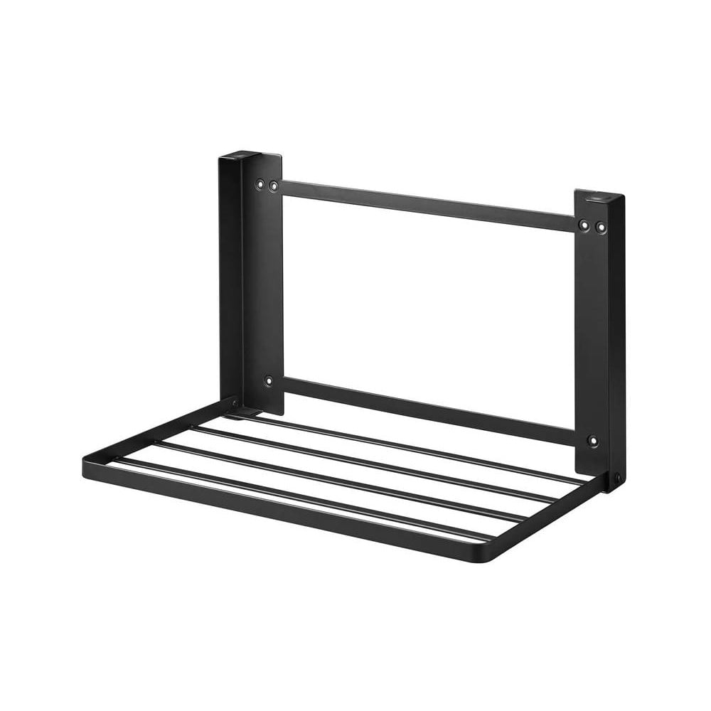 Matt fekete fali acél fürdőszobai polc Tower – YAMAZAKI