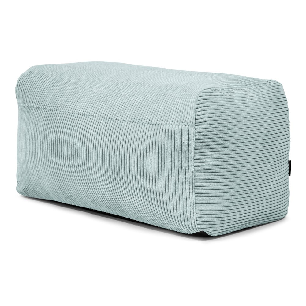 Mentazöld kordbársony babzsákfotel Plus 100 Lounge – SLOWDOWN