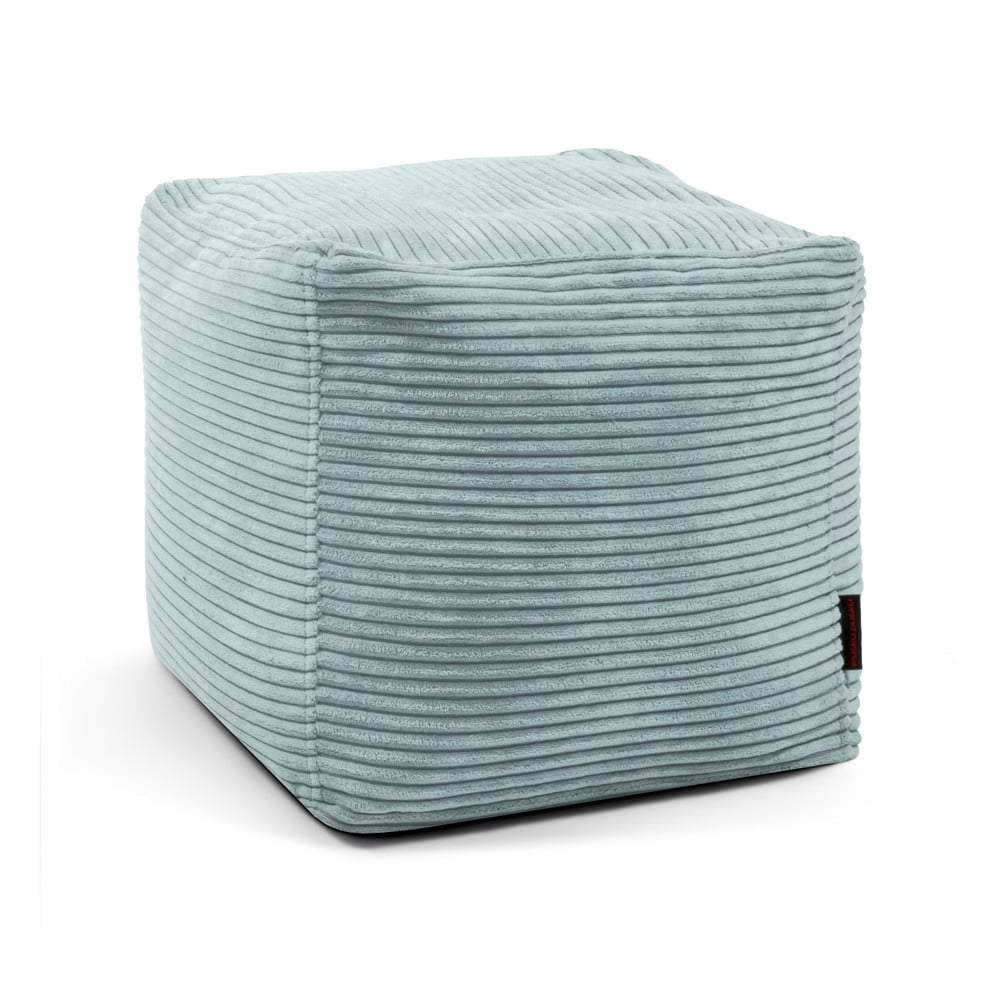 Mentazöld kordbársony babzsákfotel Up! MooG – SLOWDOWN