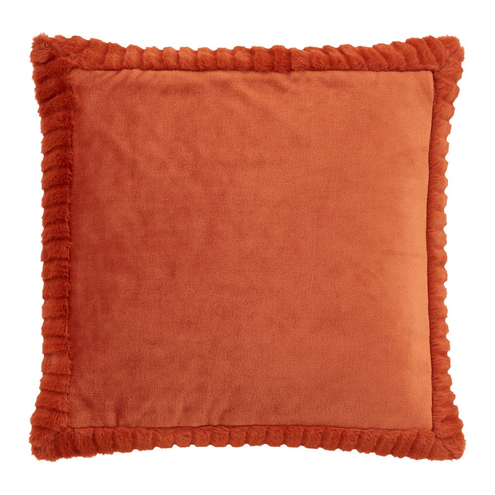 Mikroplüss díszpárna 55x55 cm Velvet and Faux Fur – Catherine Lansfield