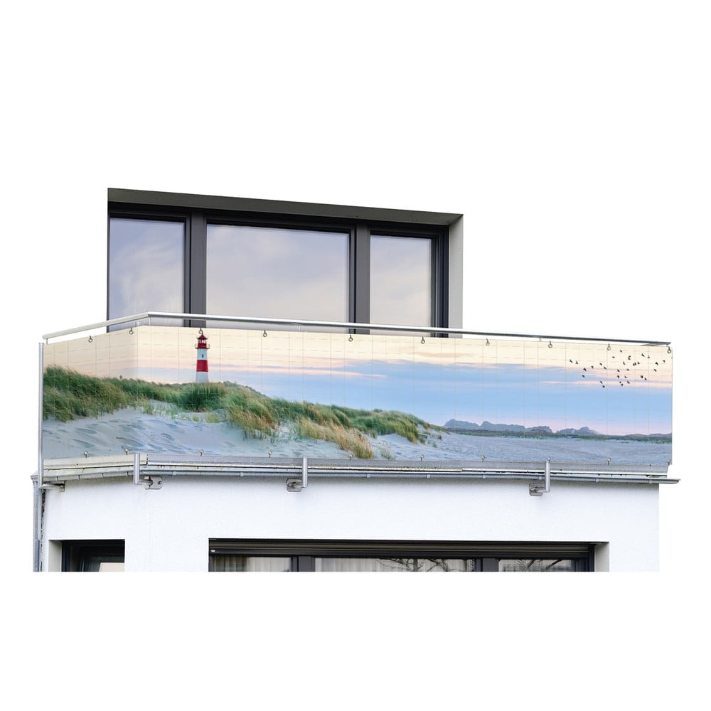 Műanyag belátásgátló erkélyre 500x85 cm North Sea Coast – Maximex