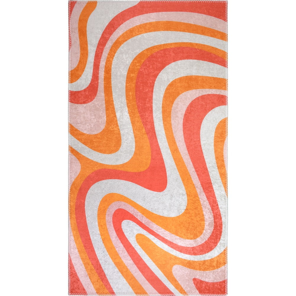 Narancssárga mosható futószőnyeg 80x200 cm Colors of Joy – Vitaus
